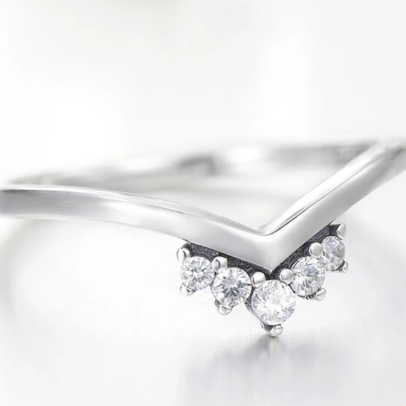 925 Sterling Silver Cubic Zirconia Stackable Enhan - Picture 8 of 8